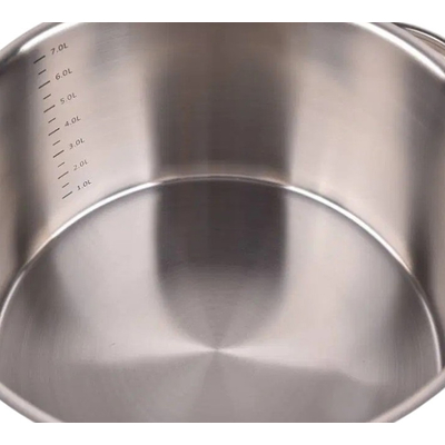 Κατσαρόλα ανοξείδωτη με καπάκι - 3.6L - CS003-B20 - DSP - 561604