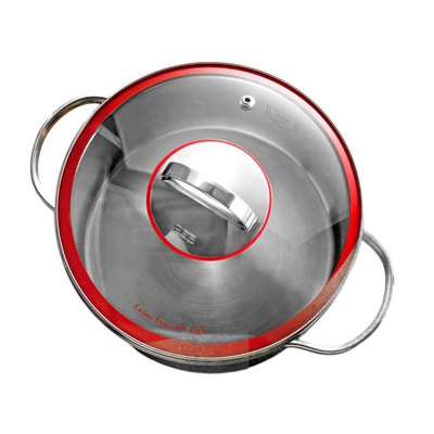 Κατσαρόλα ανοξείδωτη με καπάκι - 2.6L - CS003-B18 - DSP - 561734