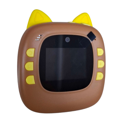 Παιδική Instant φωτογραφική μηχανή με εκτυπωτή - D6 - 811801 - Brown