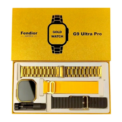 Σετ Smartwatch με 3 λουράκια - G9 Ultra Pro - 879969