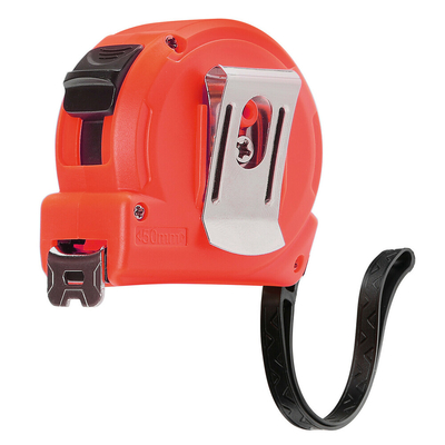 ΜΕΤΡΟΤΑΙΝΙΑ ΑΥΤΟΜΑΤΗ COMPACT 3m x16mm ΚΟΚΚΙΝΗ ΜΕ ΚΛΙΠ ΖΩΝΗΣ LAMPA - 1 ΤΕΜ.