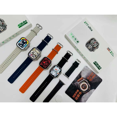 Σετ Smartwatch με 2 λουράκια - Z77 Ultra - 880228 - Orange