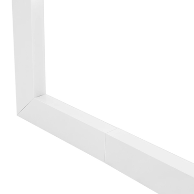 GLOBOSTAR® ALP-CORNER-IN90 LUMILINE 61769 Επιφανειακό / Κρεμαστό Προφίλ Αλουμινίου Γωνία με Λευκό Γαλακτερό Πατητό Κάλυμμα για Ταινίες LED IP20 - Λευκό Ματ - Μ30 x Π3.5 x Υ7cm