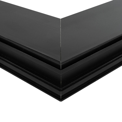 GLOBOSTAR® ALP-CORNER-IN90 LUMILINE 61770 Επιφανειακό / Κρεμαστό Προφίλ Αλουμινίου Γωνία με Λευκό Γαλακτερό Πατητό Κάλυμμα για Ταινίες LED IP20 - Μαύρο Ματ - Μ30 x Π3.5 x Υ7cm