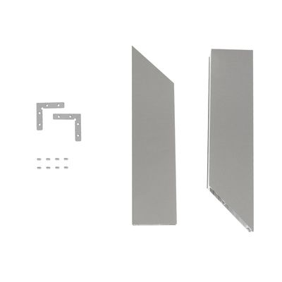 GLOBOSTAR® ALP-CORNER-IN90 LUMILINE 61771 Επιφανειακό / Κρεμαστό Προφίλ Αλουμινίου Γωνία με Λευκό Γαλακτερό Πατητό Κάλυμμα για Ταινίες LED IP20 - Γκρι Ανθρακί Ματ - Μ30 x Π3.5 x Υ7cm