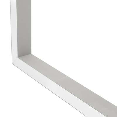 GLOBOSTAR® ALP-CORNER-SIDE90 BRIGHTRAIL 61779 Επιφανειακό / Κρεμαστό Προφίλ Αλουμινίου Γωνία με Λευκό Γαλακτερό Πατητό Κάλυμμα για Ταινίες LED IP20 - Γκρι Ανθρακί Ματ - Μ30 x Π5 x Υ7.5cm