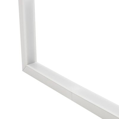 GLOBOSTAR® ALP-CORNER-IN90 RECESSA 61791 Χωνευτό Προφίλ Αλουμινίου Γωνία με Λευκό Γαλακτερό Πατητό Κάλυμμα για Ταινίες LED IP20 - Λευκό Ματ - Μ30 x Π3.5 x Υ4cm