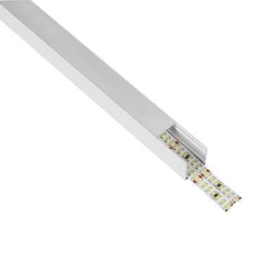 GLOBOSTAR® ALP-LINEAR GLOWTRACK 61796-3M Επιφανειακό Προφίλ Αλουμινίου με Λευκό Γαλακτερό Πατητό Κάλυμμα για Ταινίες LED IP20 - Λευκό Ματ - Μ30 x Π2 x Υ2cm - Πακέτο 5 Τεμαχίων