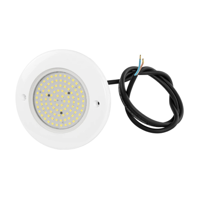 GLOBOSTAR® POOLARTY 61714 Υποβρύχιο Φωτιστικό για Σιντριβάνια/Πισίνες LED 8W 680lm 120° DC 12V Αδιάβροχο IP68 Ψυχρό Λευκό 6000K Dimmable - 1m VDE Rubber Καλώδιο - Φ13 x Υ2cm - 3 Χρόνια Εγγύηση