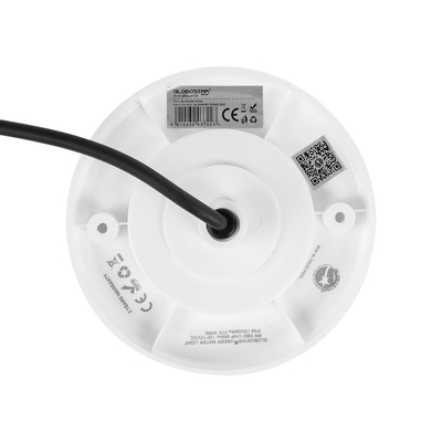 GLOBOSTAR® POOLARTY 61716 Υποβρύχιο Φωτιστικό για Σιντριβάνια/Πισίνες LED 8W 600lm 120° DC 12V Αδιάβροχο IP68 Θερμό Λευκό 2700K Dimmable - 1m VDE Rubber Καλώδιο - Φ13 x Υ2cm - 3 Χρόνια Εγγύηση