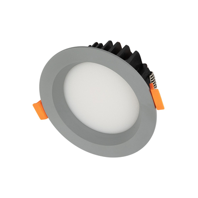 GLOBOSTAR® WATERA 60986 Χωνευτό Downlight Σποτ Panel LED 12W 1500lm 120° AC 220-240V Αδιάβροχο IP54 Ρυθμιζόμενο Λευκό CCT με Διακόπτη στο Σώμα 2700K/4500K/6000K Dimmable - Lumileds SMD Chip & TÜV SÜD Driver - Γκρι Ανθρακί Ματ - Μ10.8 x Π10.8 x Υ3.2cm / Q9cm - 3 Χρόνια Εγγύηση