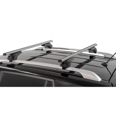 ΜΠΑΡΕΣ ΑΛΟΥΜΙΝΙΟΥ ARIEM XL 131,5 cm ΣΕ ΑΣΗΜΙ ΧΡΩΜΑ ΓΙΑ ΟΡΟΦΗ ΜΕ FLUSH ΚΑΙ RAISED RAILS MENABO - 2 ΤΕΜ.