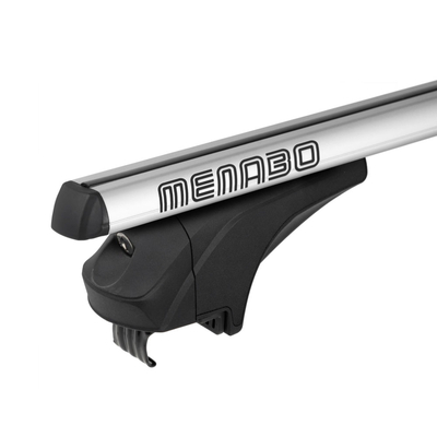 ΜΠΑΡΕΣ ΑΛΟΥΜΙΝΙΟΥ ARIEM XL 131,5 cm ΣΕ ΑΣΗΜΙ ΧΡΩΜΑ ΓΙΑ ΟΡΟΦΗ ΜΕ FLUSH ΚΑΙ RAISED RAILS MENABO - 2 ΤΕΜ.