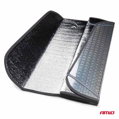 ΗΛΙΟΠΡΟΣΤΑΣΙΑ ΕΣΩΤΕΡΙΚΗ ΑΣΗΜΙ ΜΕ ΒΕΝΤΟΥΖΕΣ 150x80cm ΑΜΙΟ - 1 ΤΕΜ.