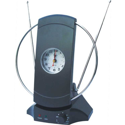 Εσωτερική κεραία τηλεόρασης με ρολόι - SL-878 - 551423