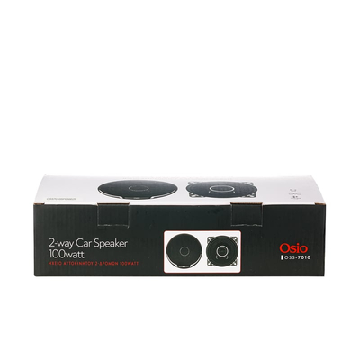 ΗΧΕΙΑ 2 ΔΡΟΜΩΝ 4inc 100mm ΣΤΡΟΓΓΥΛΑ 100W 86dB OSIO - 2 ΤΕΜ.
