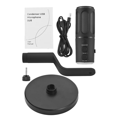 Ενσύρματο μικρόφωνο Gaming/Podcast - USB - LED RGB - 812891