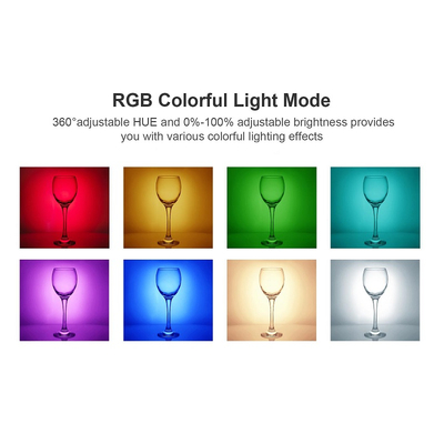 Επαναφορτιζόμενος φακός κάμερας LED - Multicolor - D12S - 812914