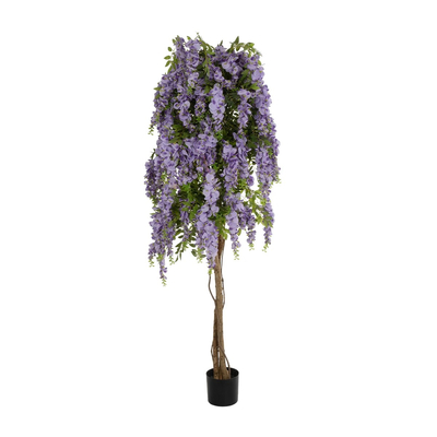 GloboStar® Artificial Garden WISTERIA PURPLE 20682 Τεχνητό Διακοσμητικό Δέντρο Μωβ Βιστερία Μ60 x Π60 x Υ180cm