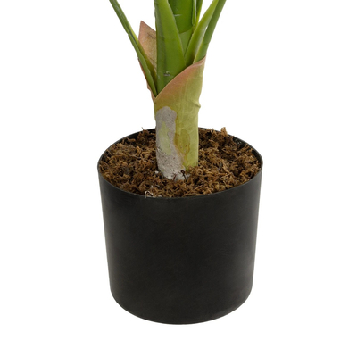 GloboStar® Artificial Garden DIEFFENBACHIA 20941 Τεχνητό Διακοσμητικό Φυτό Πράσινη & Μπεζ Διφενμπάχια Μ80 x Π80 x Υ90cm