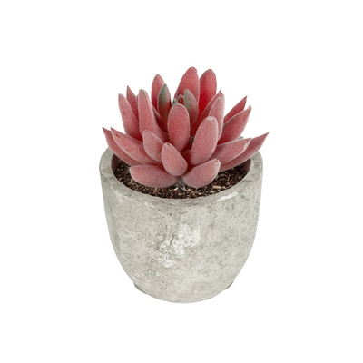 GloboStar® Artificial Garden SUCCULENT SEDEVERIA 21020 Τεχνητό Διακοσμητικό Φυτό Σεδεβέρια Μ6.5 x Π6.5 x Υ9cm