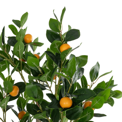 GloboStar® Artificial Garden ORANGE TREE 21109 Τεχνητό Διακοσμητικό Δέντρο Πορτοκαλιά Μ90 x Π70 x Υ160cm