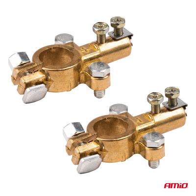 ΠΟΛΟΙ ΜΠΑΤΑΡΙΑΣ / ΑΚΡΟΔΕΚΤΕΣ ΟΡΕΙΧΑΛΚΟΥ 12V 800A AMIO - 2 τεμ.