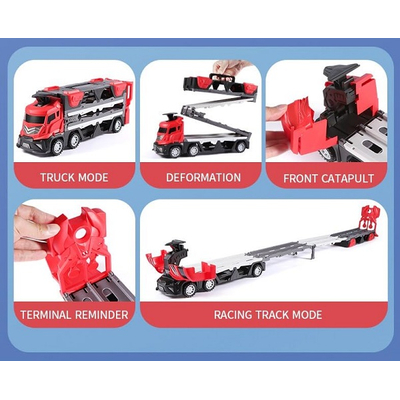 Σετ όχημα-αυτοκινητόδρομος με εκτοξευτή - 802C - 305216