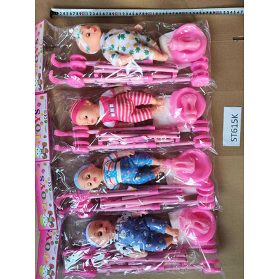 Παιδικό καροτσάκι με κούκλα - ST615-K12 - 316335