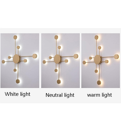 Επιτοίχιο φωτιστικό LED - 8311 - 943215 - Gold