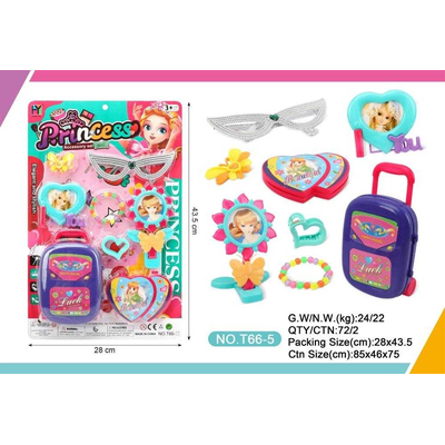 Παιδικό σετ ομορφιάς με βαλιτσάκι - T66-5 - 215169