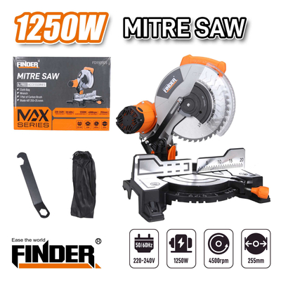 Φαλτσοπρίονο - 255mm - 1250W - Finder - 198422