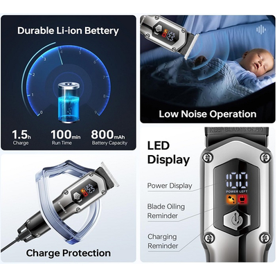 Κουρευτική μηχανή - JPC90038 - 003800 - Silver