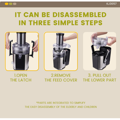 Αποχυμωτής - Power juicer - KJ3057 - DSP - 613675