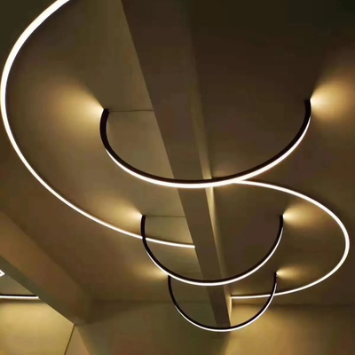 GLOBOSTAR® ALP-LINEAR CURBARIO 70863-1M Επιφανειακό Εύκαμπτο Προφίλ Αλουμινίου με Λευκό Γαλακτερό Πατητό Κάλυμμα για Ταινίες LED IP20 - Λευκό - Μ100 x Π1.7 x Υ0.5cm