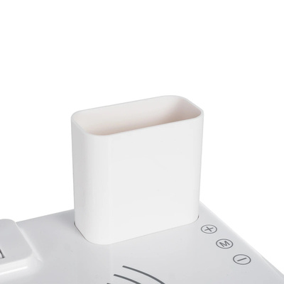 GLOBOSTAR® ZENTIME 76554 Μοντέρνο Επιτραπέζιο Φωτιστικό Γραφείου με Ασύρματη Φόρτιση 15W 3A & Ψηφιακό Ρολόι LED 3.5W 350lm 120° DC 5V με USB-C IP20 Ρυθμιζόμενο Λευκό CCT με Αφή 2700K/4500K/6000K Dimmable - Sanan SMD Chip - Μαύρο - Μ19.5 x Π25 x Υ50cm - 2 Χρόνια Εγγύηση