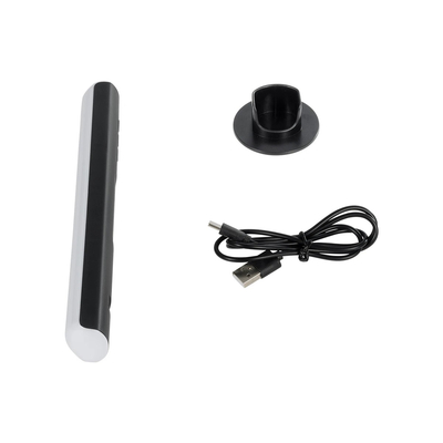 GLOBOSTAR® DIGICOLUMN 76562 Μοντέρνο Επιτραπέζιο Γραμμικό Ψηφιακό Φωτιστικό Digital Pixel Symphony Bar με WiFi Εφαρμογή LED 1.5W 90lm 120° DC 5V με USB-C & Επαναφορτιζόμενη Μπαταρία LiPo 601045 3.7V 280mAh IP20 Πολύχρωμο RGB Dimmable - Μαύρο - Μ5.5 x Π5.5 x Υ22cm - 2 Χρόνια Εγγύηση