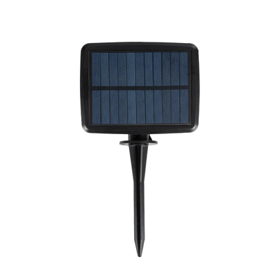 GLOBOSTAR® TWILIGHT 79667 Μοντέρνο Φωτιστικό Κήπου Γιρλάντα 7.7m με 15 Λάμπες & IR Ασύρματο Χειριστήριο LED 9W 810lm 360° DC 3.7V με Ενσωματωμένο Φωτοβολταϊκό Panel 5.5V 1.5W & Επαναφορτιζόμενη Μπαταρία Li-ion 3.7V 1x18650 2200mAh Αδιάβροχο IP65 Θερμό Λευκό 2700Κ Dimmable - Sanan SMD Chip - Μαύρο & Διάφανο - Μ770 x Π4 x Υ7cm - 2 Χρόνια Εγγύηση