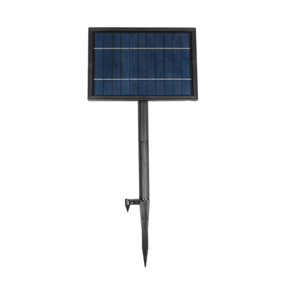 GLOBOSTAR® TWILIGHT 79669 Μοντέρνο Φωτιστικό Κήπου Γιρλάντα 14.5m με 50 Λάμπες LED 30W 2700lm 360° DC 3.7V με Ενσωματωμένο Φωτοβολταϊκό Panel 5.5V 5W & Επαναφορτιζόμενη Μπαταρία Li-ion 3.7V 3x18650 6600mAh Αδιάβροχο IP65 Θερμό Λευκό 2700Κ Dimmable - Sanan SMD Chip - Μαύρο & Διάφανο - Μ1450 x Π4 x Υ7cm - 2 Χρόνια Εγγύηση