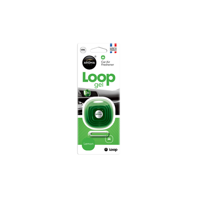 ΑΡΩΜΑΤΙΚΟ ΑΕΡΑΓΩΓΟΥ AROMA CAR LOOP ΛΕΜΟΝΙ AMio - 1 ΤΕΜ.