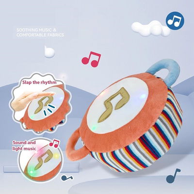 Λούτρινο βρεφικό τύμπανο με ήχο - CM321-12 - 215660