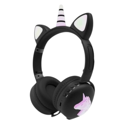 Ασύρματα ακουστικά - Unicorn Headphones - ME17 - 258606 - Black