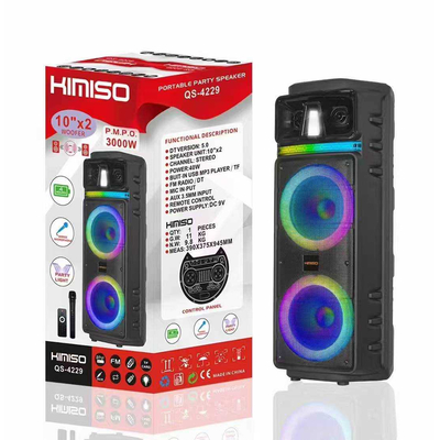 Φορητό ηχείο subwoofer με μικρόφωνο Karaoke - QS-4229 - 813140