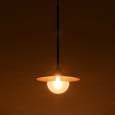 GLOBOSTAR® JOLIET 999-0042 Μοντέρνο Κρεμαστό Φωτιστικό Οροφής με Ντουί 1 x G9 AC 220-240V IP20 - Μαύρο & Χρυσό - Μ20 x Π20 x Y43cm