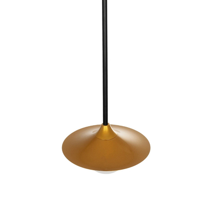 GLOBOSTAR® JOLIET 999-0042 Μοντέρνο Κρεμαστό Φωτιστικό Οροφής με Ντουί 1 x G9 AC 220-240V IP20 - Μαύρο & Χρυσό - Μ20 x Π20 x Y43cm