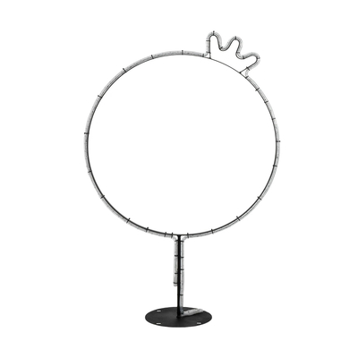 GLOBOSTAR® XMAS-CROWN-SMALL Χριστουγεννιάτικο Διακοσμητικό Φωτιστικό LED 15,6W 624lm 360° AC 220-240V Αδιάβροχο IP65 Θερμό Λευκό 2700K - Μαύρο & Διάφανο - M73 x Π25 x Υ106cm - 2 Χρόνια Εγγύηση