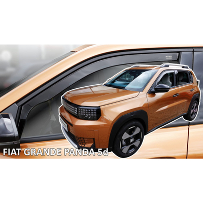 ΑΝΕΜΟΘΡΑΥΣΤΕΣ ΓΙΑ FIAT GRANDE PANTA /GRANDE PANTA HYBRID /GRANDE PANDA ELECTRIC 5D 2025+ ΖΕΥΓΑΡΙ ΑΠΟ ΕΥΚΑΜΠΤΟ ΦΙΜΕ ΠΛΑΣΤΙΚΟ HEKO - 2 ΤΕΜ.