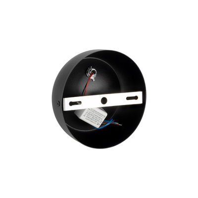 GLOBOSTAR® TSUKI 60675 Μοντέρνο Φωτιστικό Τοίχου - Απλίκα LED 5W 625lm 180° AC 220-240V Αδιάβροχο IP65 Θερμό Λευκό 2700K - Bridgelux COB Chip & TÜV SÜD Driver - Μαύρο Ματ - Μ14 x Π8.5 x Υ14cm - 5 Χρόνια Εγγύηση