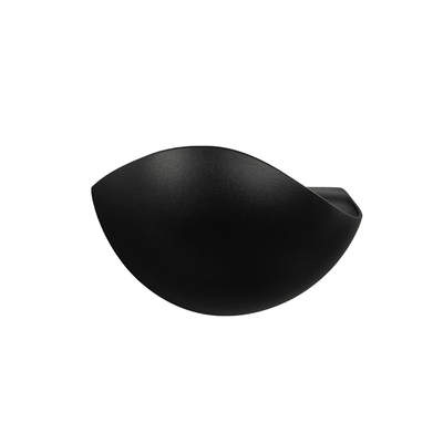 GLOBOSTAR® SELENE 60674 Μοντέρνο Φωτιστικό Τοίχου - Απλίκα LED 5W 625lm 90° AC 220-240V Αδιάβροχο IP65 Θερμό Λευκό 2700K - Bridgelux COB Chip & TÜV SÜD Driver - Μαύρο Ματ - Μ20 x Π9 x Υ12cm - 5 Χρόνια Εγγύηση