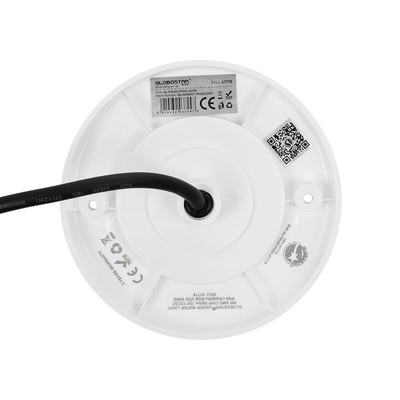 GLOBOSTAR® POOLARTY 61718 Υποβρύχιο Φωτιστικό για Σιντριβάνια/Πισίνες LED 8W 560lm 120° DC 12V Αδιάβροχο IP68 RGB Dimmable - Bridgelux SMD Chip - 1m VDE Rubber Καλώδιο - Μ13 x Π13 x Υ2cm - 3 Χρόνια Εγγύηση